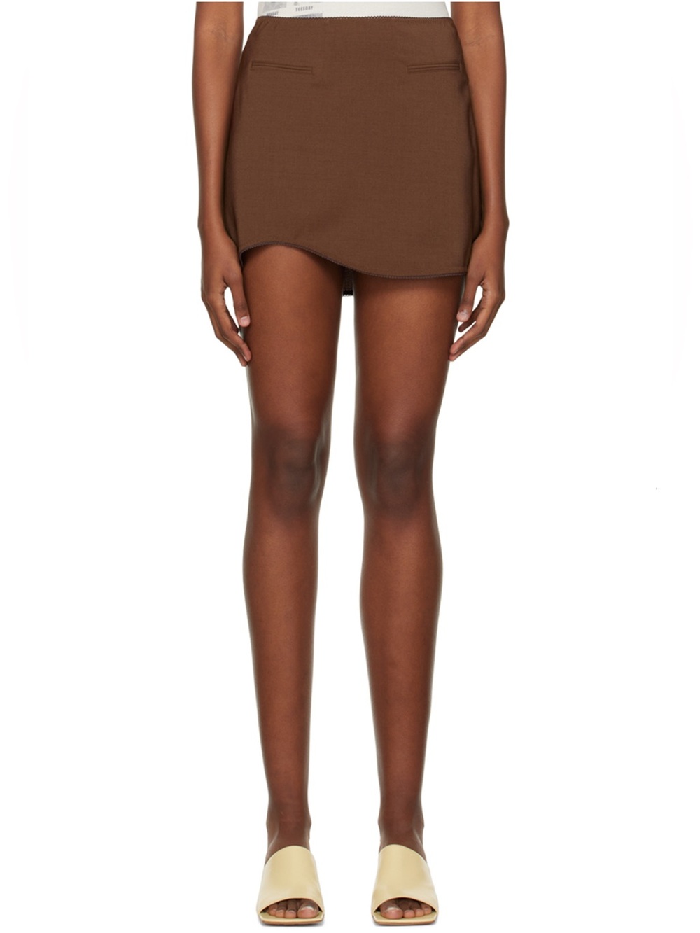 ANNA OCTOBER
Brown Anais Miniskirt